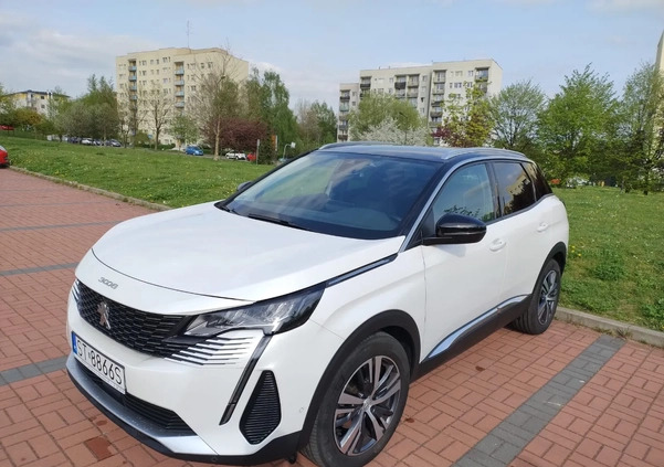 Peugeot 3008 cena 111900 przebieg: 23000, rok produkcji 2021 z Tychy małe 137